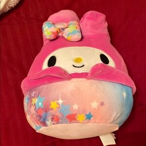 Pink and Blue Plush Toy